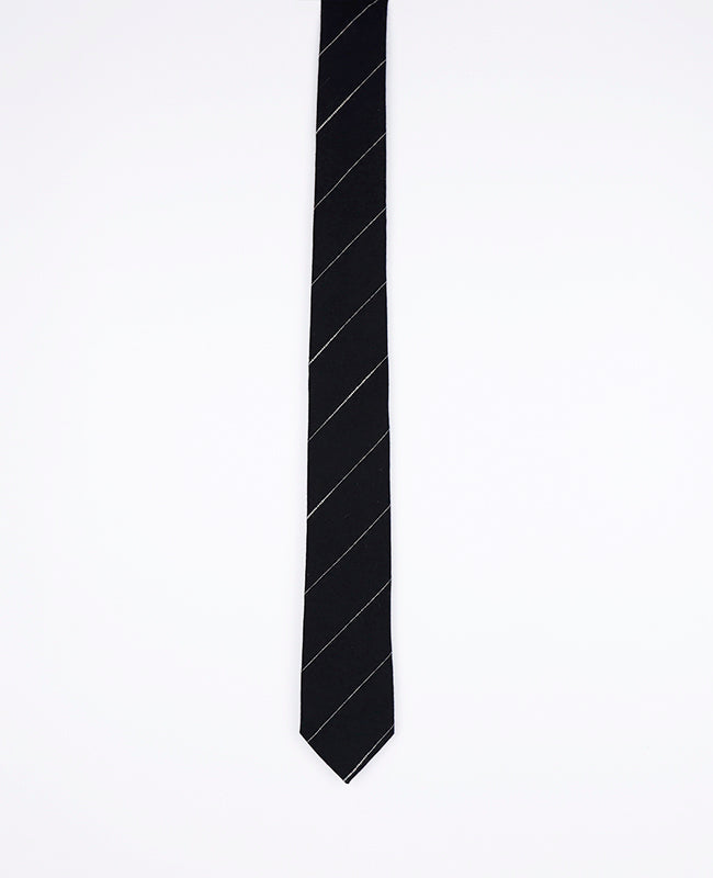 Cravate Tartan Noir n°2 Homme en Coton | Marcel - Unipap's