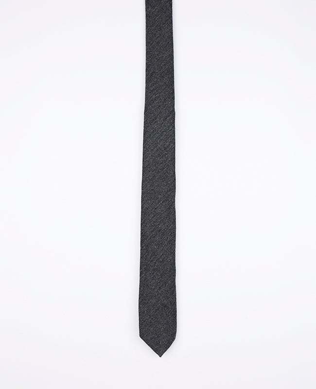 Cravate Gris n°10 Homme en Laine | Norbert - Unipap's