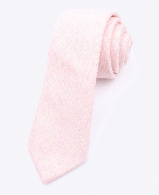 Cravate Rose n°2 Homme en Laine | Claude - Unipap's