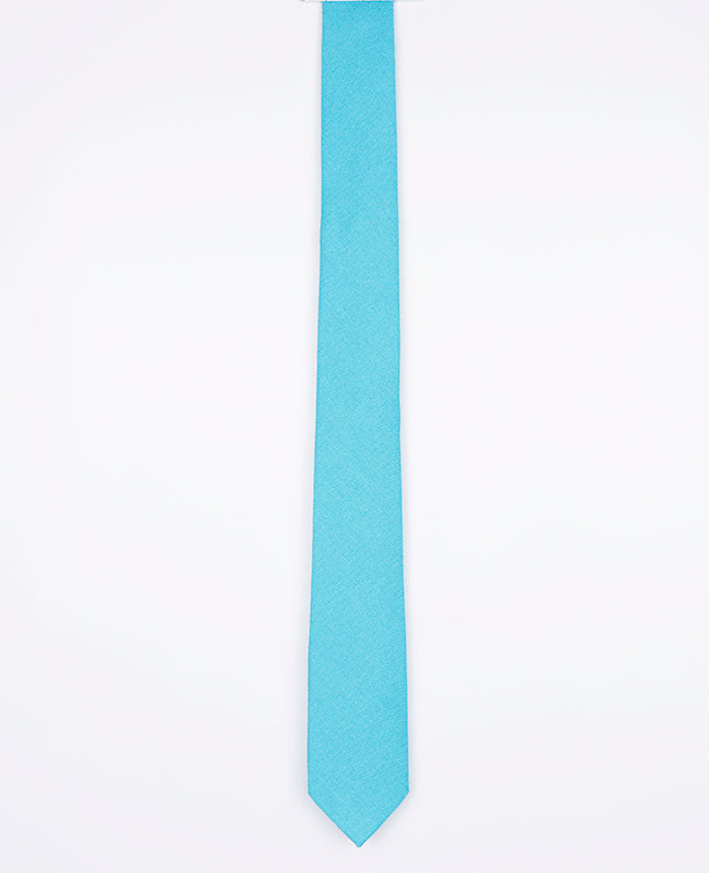 Cravate Bleu n°1 Homme en Lin | Basile - Unipap's
