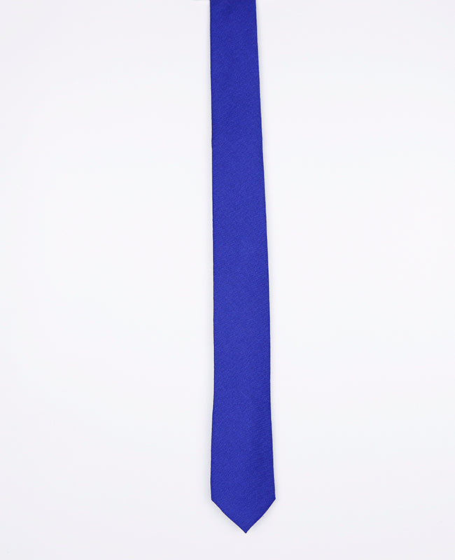 Cravate Bleu n°4 Homme en Lin | Basile - Unipap's