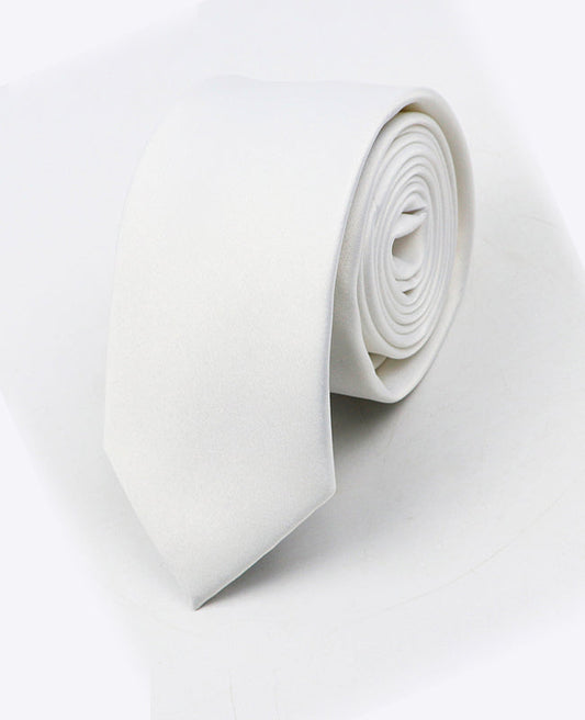 Cravate Blanc Homme en Polyester | Anatole - Unipap's