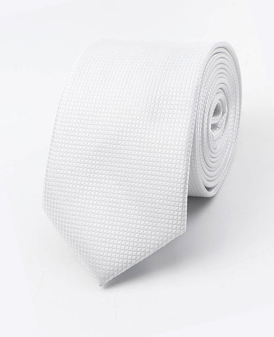Cravate Blanc Homme en Polyester | Martin - Unipap's