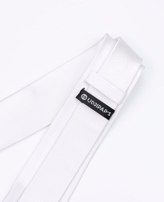 Cravate Blanc Homme en Polyester | Martin - Unipap's