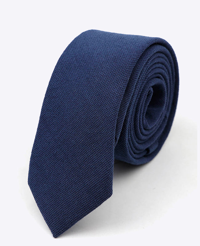 Cravate Bleu n°1 Homme en Coton | Edgard - Unipap's