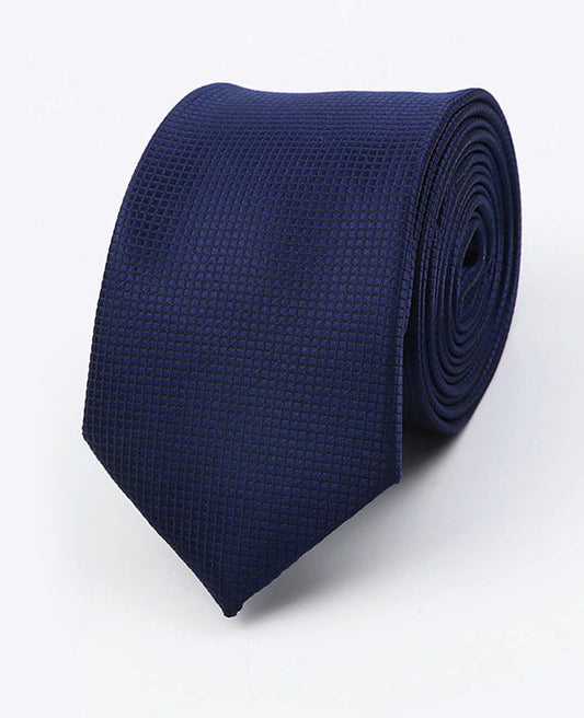 Cravate Bleu n°3 Homme en Polyester | Martin - Unipap's