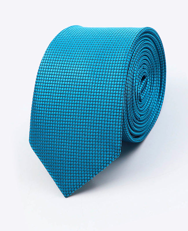 Cravate Bleu n°5 Homme en Polyester | Martin - Unipap's