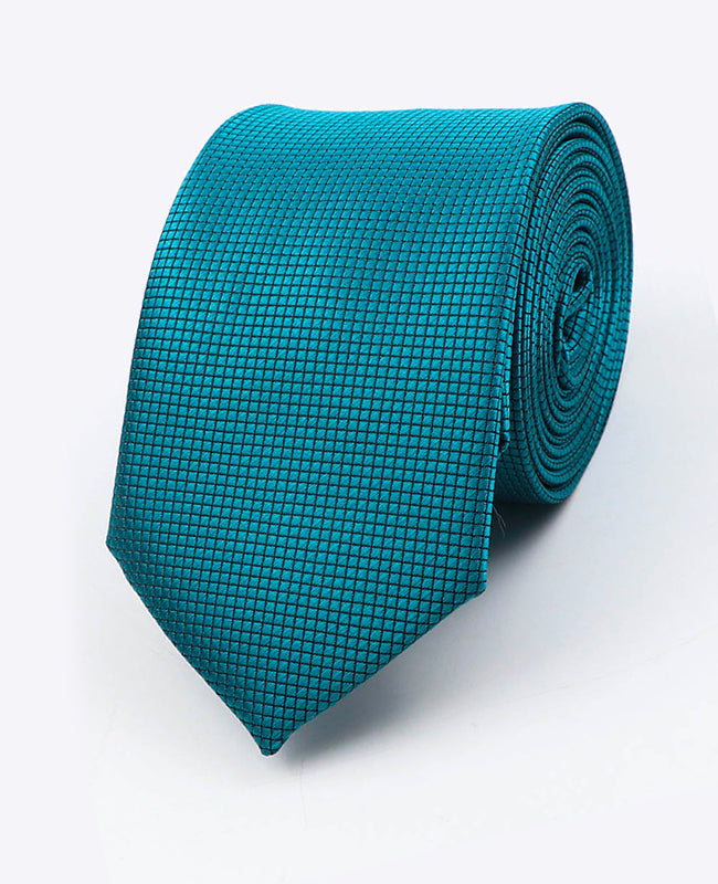 Cravate Bleu n°6 Homme en Polyester | Martin - Unipap's