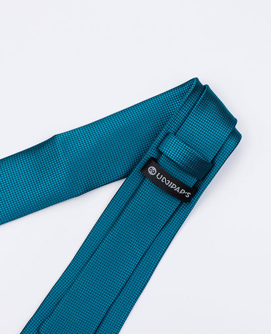 Cravate Bleu n°6 Homme en Polyester | Martin - Unipap's