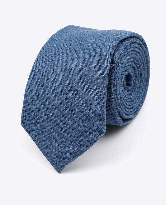 Cravate Bleu n°8 Homme en Coton | Edgard | Unipap's