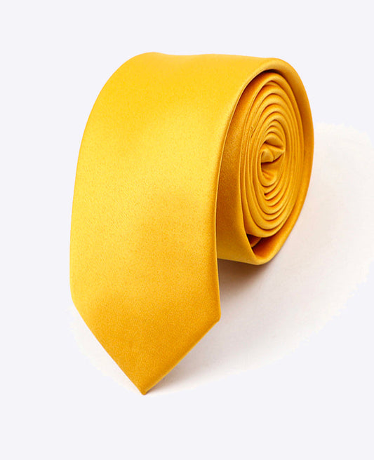 Cravate Jaune n°1 Homme en Polyester | Anatole - Unipap's