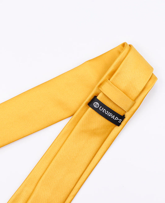 Cravate Jaune n°1 Homme en Polyester | Anatole - Unipap's