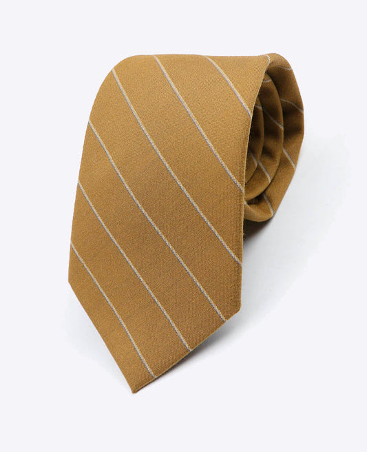 Cravate Jaune Homme en Polyester | Gaston - Unipap's