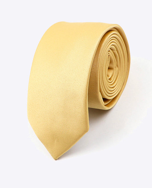 Cravate Jaune n°2 Homme en Polyester | Anatole - Unipap's