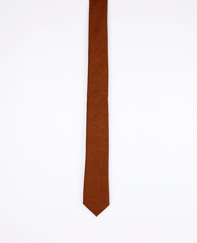 Cravate Marron n°2 Homme en Polyester | Augustin - Unipap's