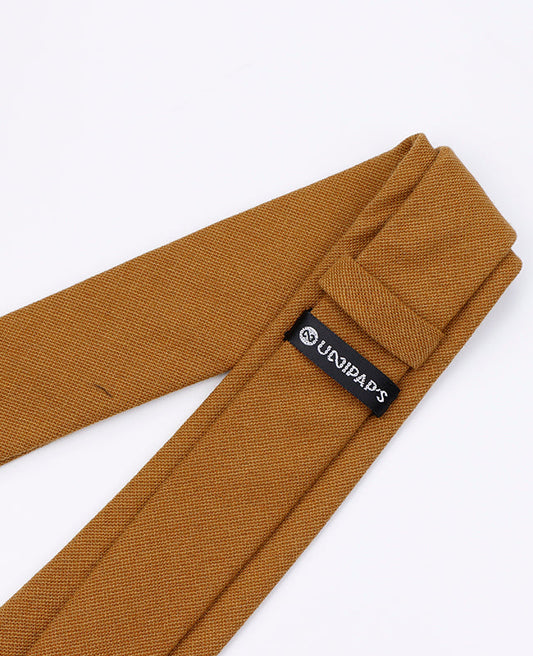 Cravate Marron Homme en Coton | Edgard | Unipap's