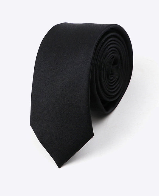Cravate Noir Homme en Polyester | Anatole - Unipap's