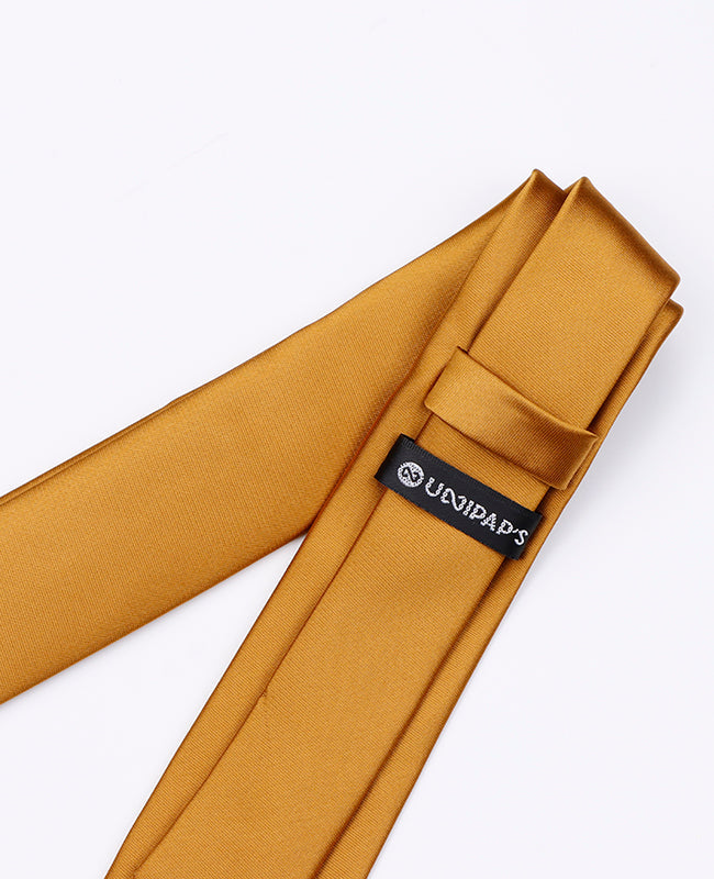 Cravate Or n°1 Homme en Polyester | Jules - Unipap's