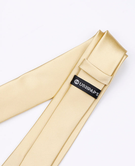 Cravate Or n°2 Homme en Polyester | Jules - Unipap's