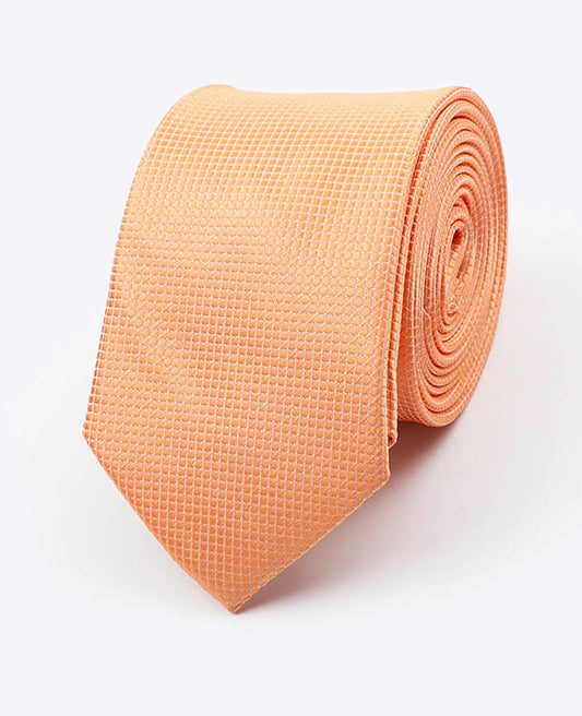 Cravate Orange Homme en Polyester | Martin - Unipap's