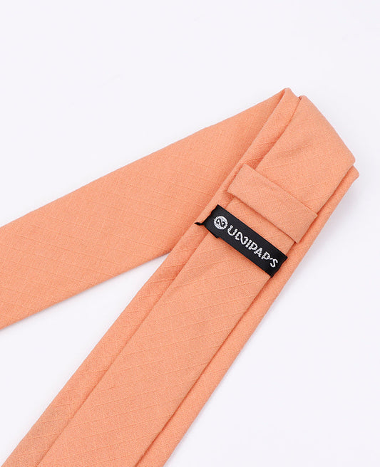 Cravate Orange n°1 Homme en Coton | Oscar - Unipap's