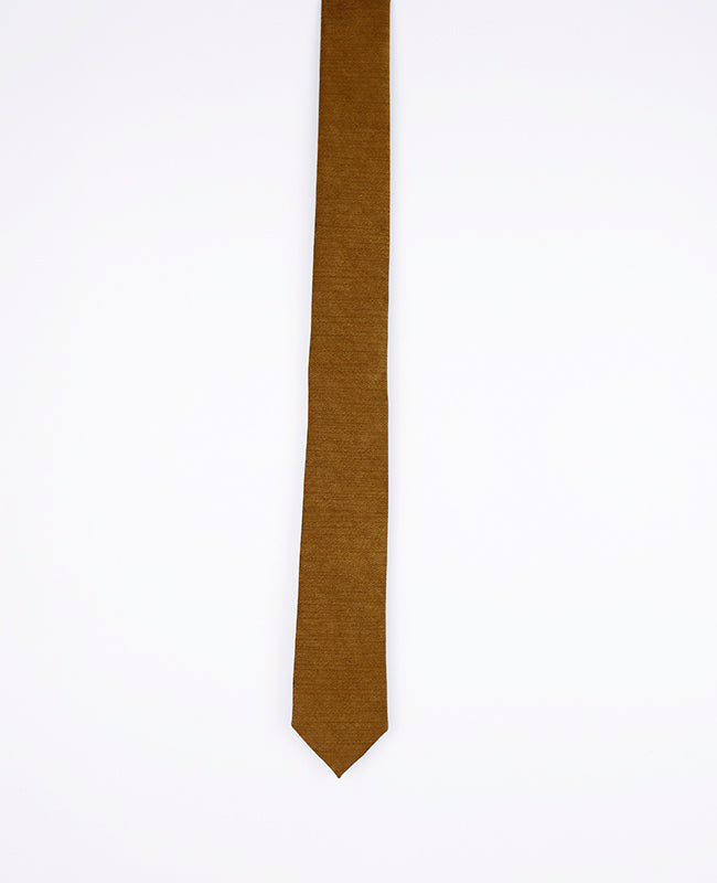 Cravate Marron n°1 Homme en Polyester