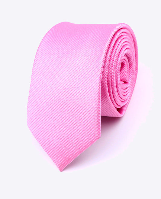 Cravate Rose Homme en Polyester | Lucien - Unipap's