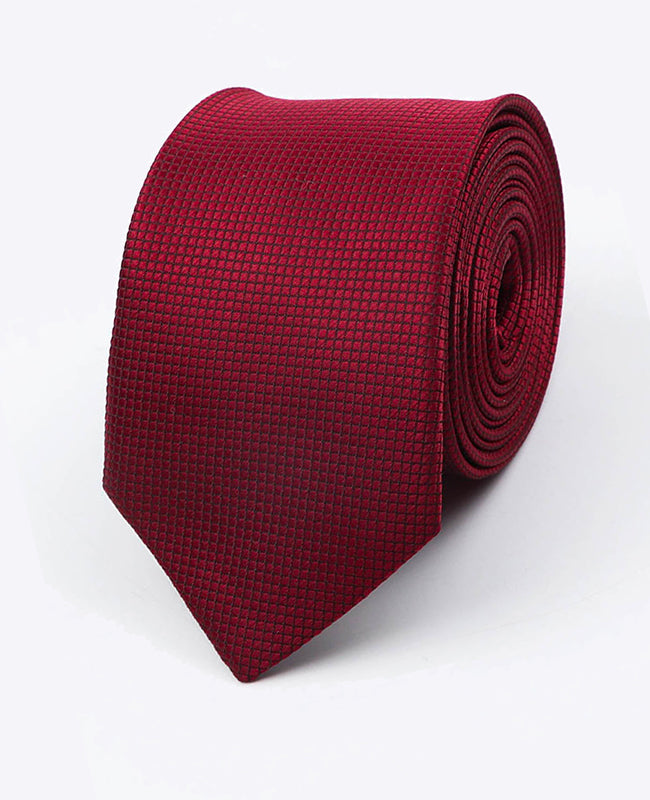 Cravate Rouge n°1 Homme en Polyester | Martin - Unipap's