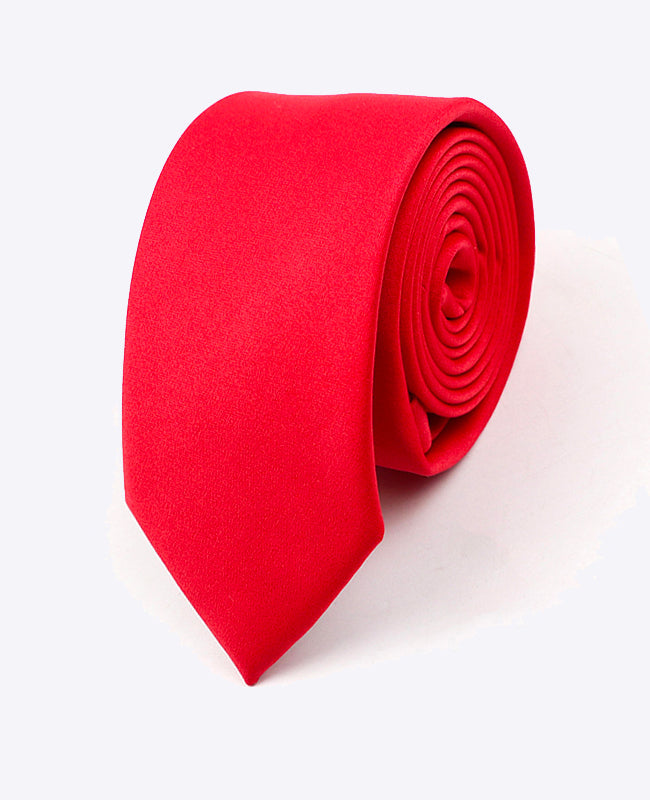 Cravate Rouge n°2 Homme en Polyester | Anatole - Unipap's