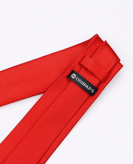 Cravate Rouge n°2 Homme en Polyester | Martin - Unipap's