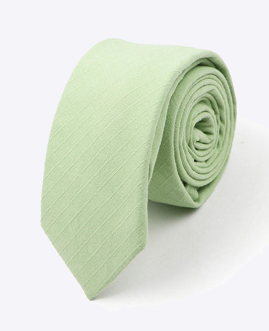 Cravate Vert n°1 Homme en Coton | Oscar - Unipap's