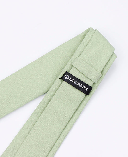 Cravate Vert n°1 Homme en Coton | Oscar - Unipap's