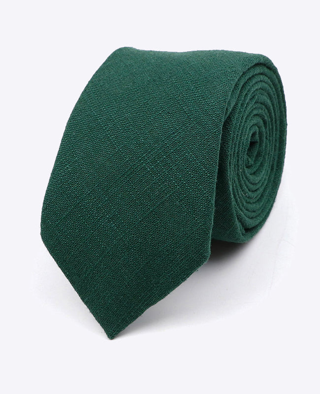 Cravate Vert n°4 Homme en Coton | Edgard | Unipap's