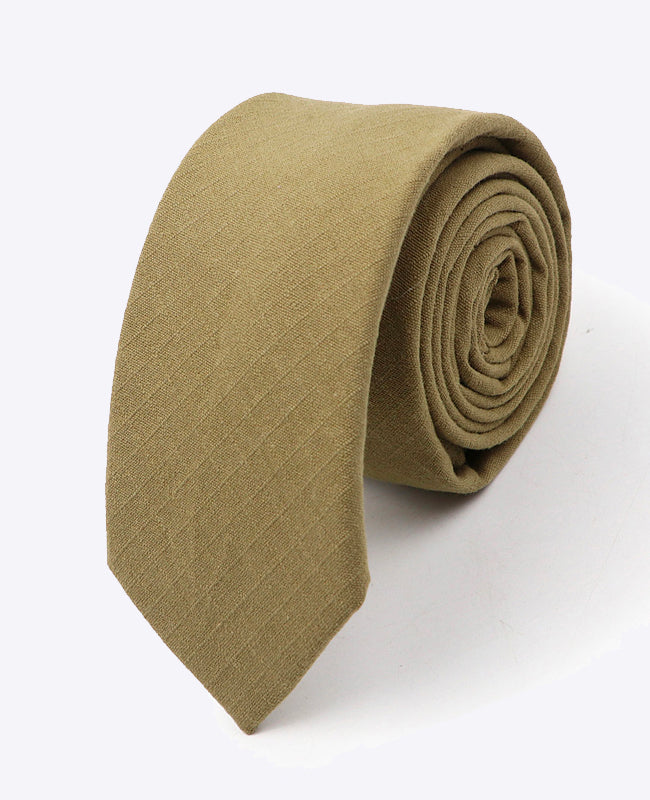 Cravate Vert n°4 Homme en Coton | Oscar - Unipap's