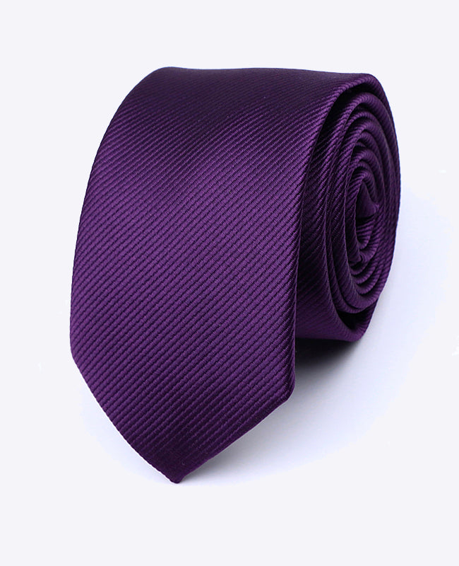 Cravate Violet n°2 Homme en Polyester | Lucien - Unipap's
