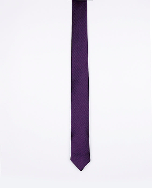 Cravate Violet n°2 Homme en Polyester | Lucien - Unipap's