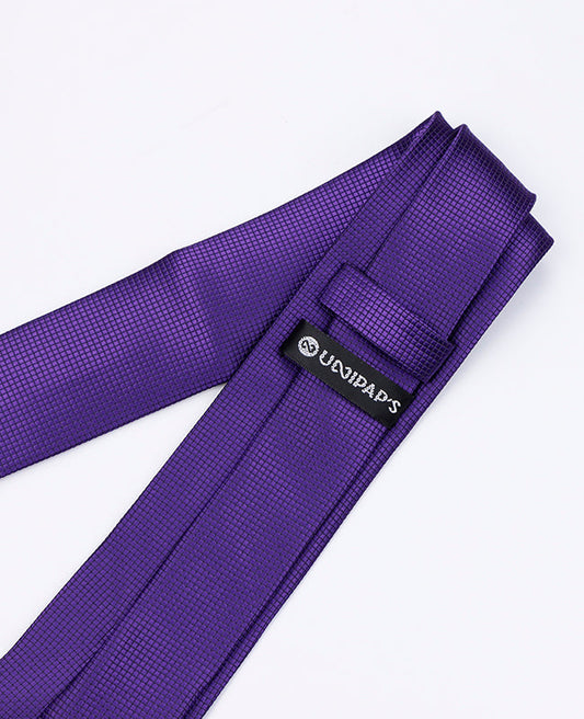 Cravate Violet n°2 Homme en Polyester | Martin - Unipap's