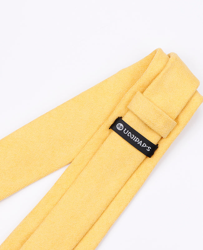 Cravate Jaune n°1 Homme en Effet Velours | Simon - Unipap's