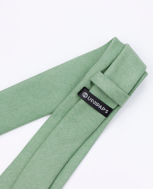 Cravate Vert n°2 Homme en Velours | Simon - Unipap's
