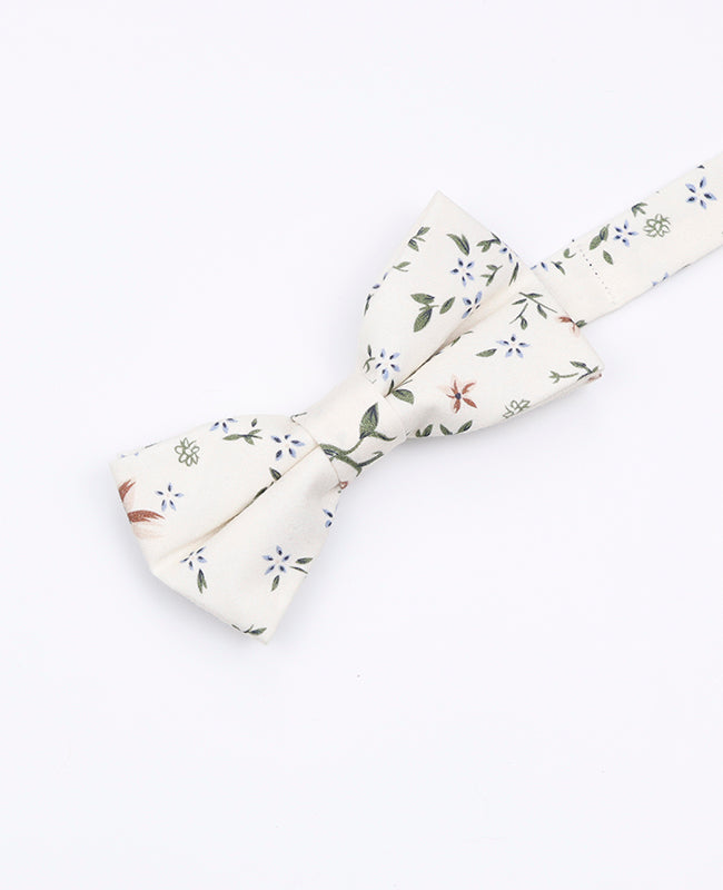 Noeud Papillon Liberty Blanc n°8 Enfant en Coton | Charles - Unipap's