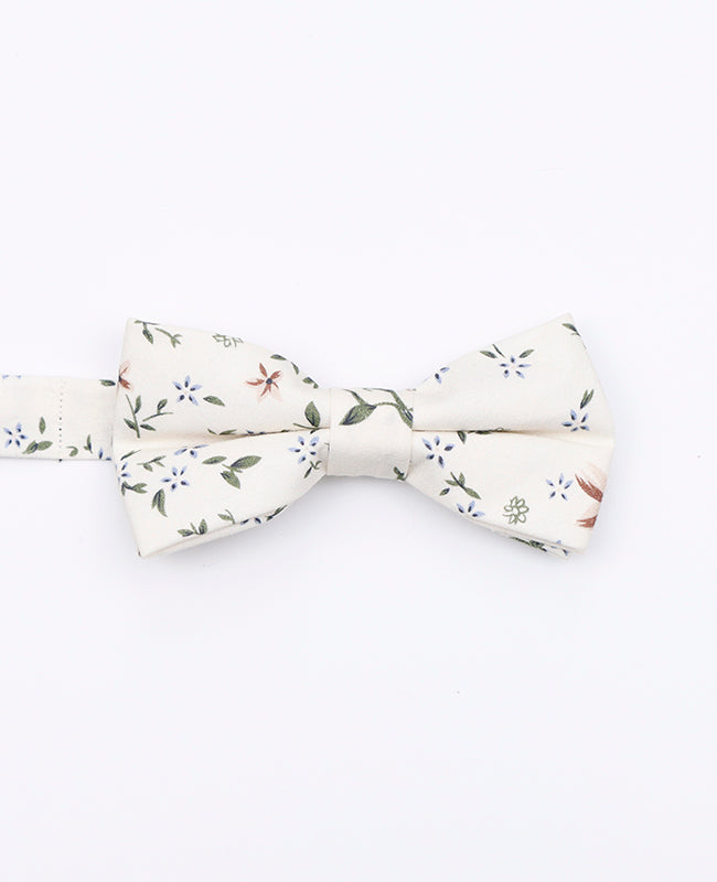 Noeud Papillon Liberty Blanc n°8 Enfant en Coton | Charles - Unipap's