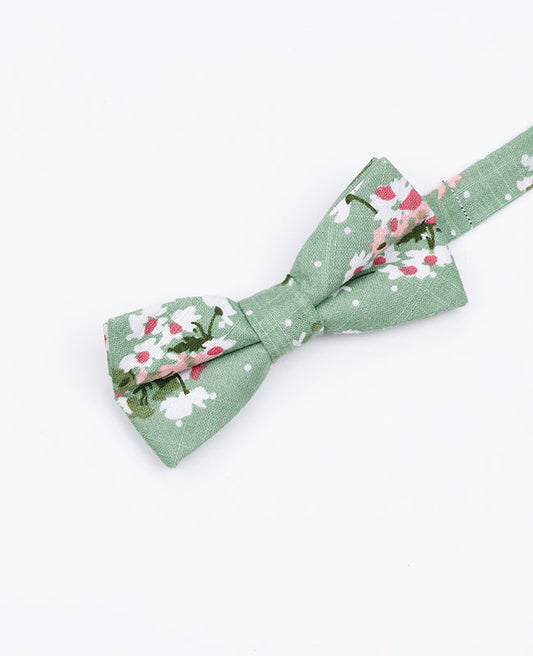 Noeud Papillon Liberty Vert n°3 Enfant en Coton | Gaspard - Unipap's