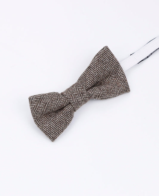 Noeud Papillon Gris n°3 Enfant en Laine | Claude - Unipap's