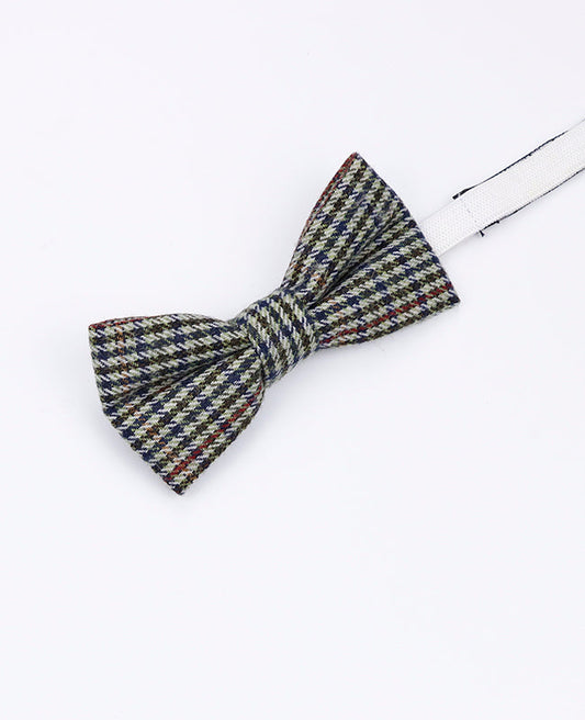 Noeud Papillon Tartan Gris n°9 Enfant en Laine | Nobert - Unipap's