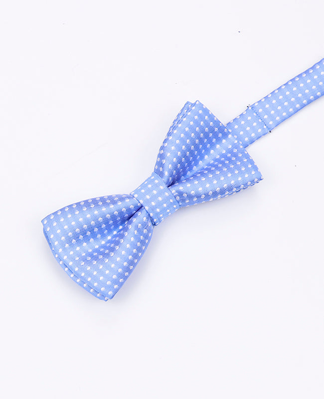 Noeud Papillon Bleu n°2 à Pois Enfant en Polyester | Louis - Unipap's