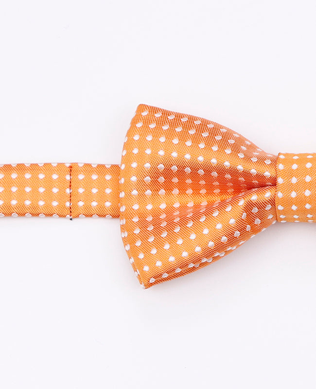 Noeud Papillon Orange à Pois Enfant en Polyester | Louis - Unipap's
