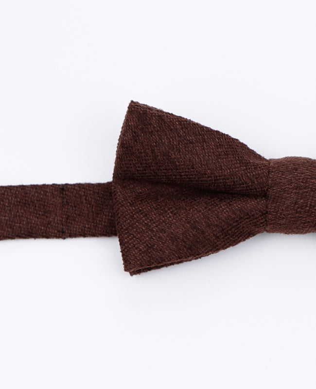 Noeud Papillon Marron n°2 Enfant en Velours | Simon - Unipap's