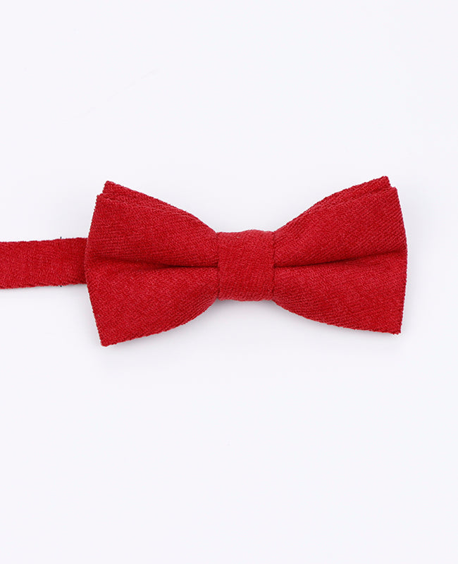 Noeud Papillon Rouge n°2 Enfant en Velours | Simon - Unipap's