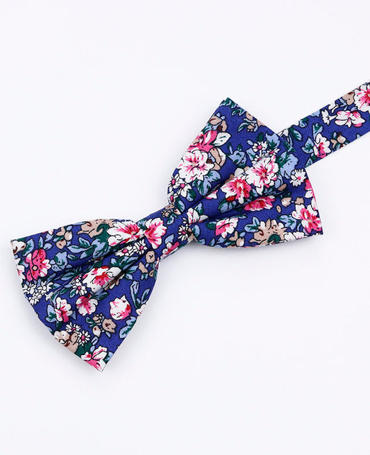 Noeud Papillon Liberty Bleu n°10 Homme en Coton | Gaspard - Unipap's