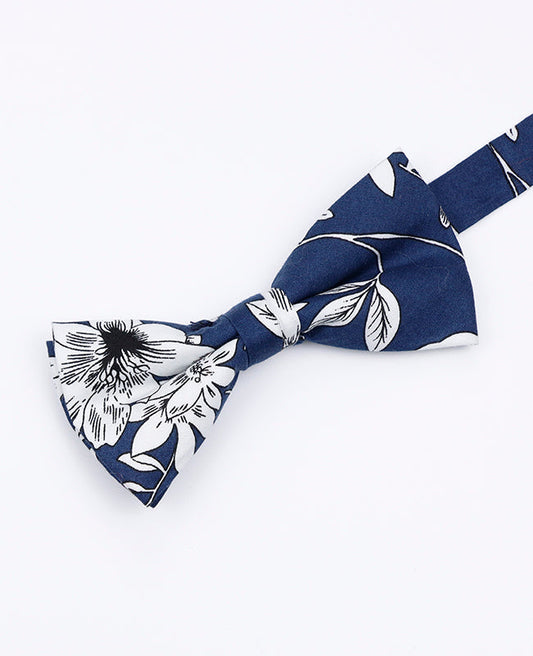 Noeud Papillon Liberty Bleu n°2 Homme en Coton | Clovis - Unipap's